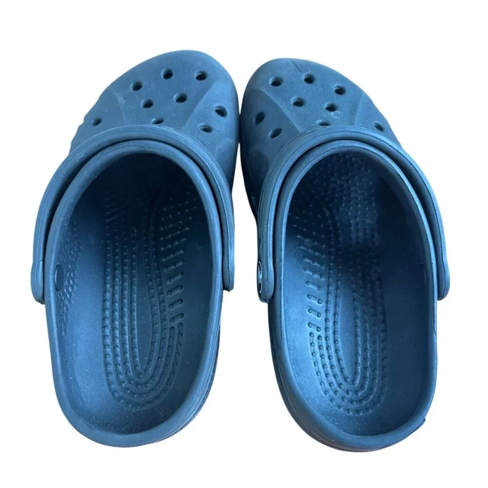 Crocs Kids Unisex Water Waterproof Classic Clog Shoes Black Slip-On Size 12/13